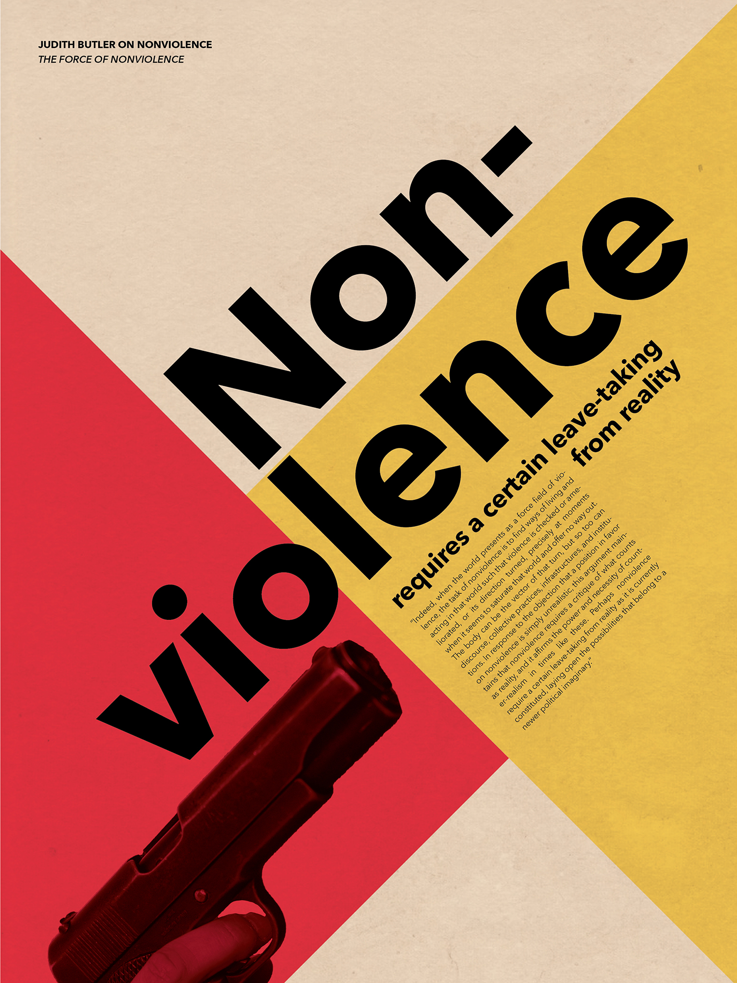 Non-violence poster